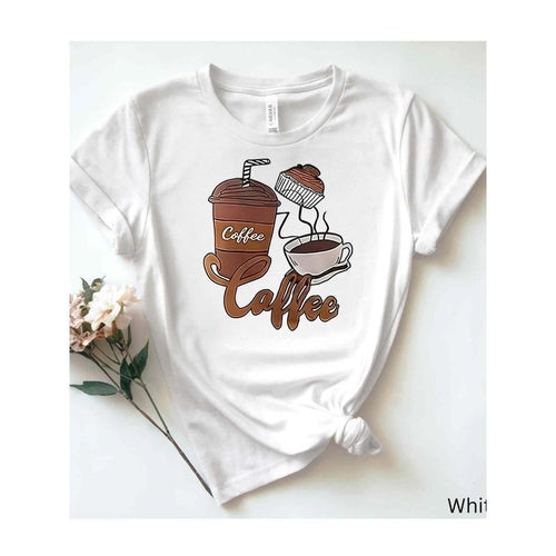 "Cotton White Women's T - Shirt: Another Charming Coffee Design" Hoodie, Sweatshirt | UrbanDripWear.com