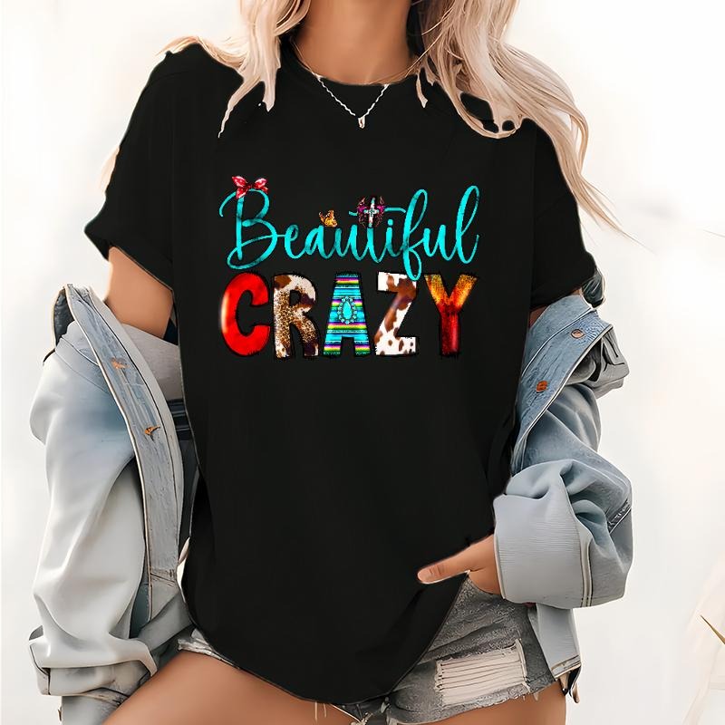 Country Graphic Tee, Music Festival Shirt, Song shirt, Beautiful Crazy Shirt, Country Music Shirt, Country Girl Shirt,...