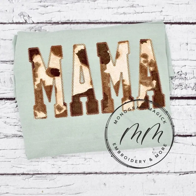 Cow Print Mama TEE Shirt, Comfort Color, Western Shirt, Everyday Casual  Fit Hoodie, Sweatshirt | UrbanDripWear.com