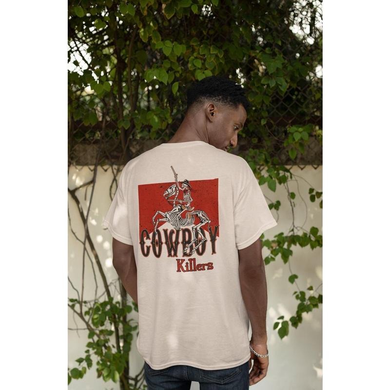 Cowboy marlb0r0 Killer Rodeo 90s T-Shirt, Vintage 2000s Graphic Western Shirt, Retro Cowboy Tee, Rodeo Relaxed Adult...