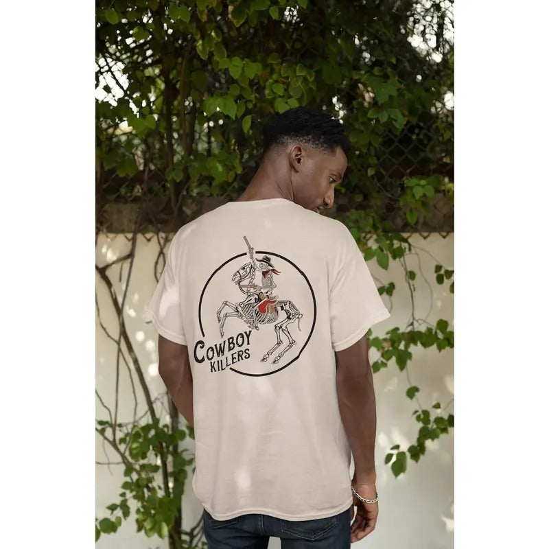 Cowboy marlboro Rodeo 90s 2 sides T-Shirt,skeleton shirt Vintage 2000s Graphic Western Shirt, Retro Cowboy Tee, Rodeo...