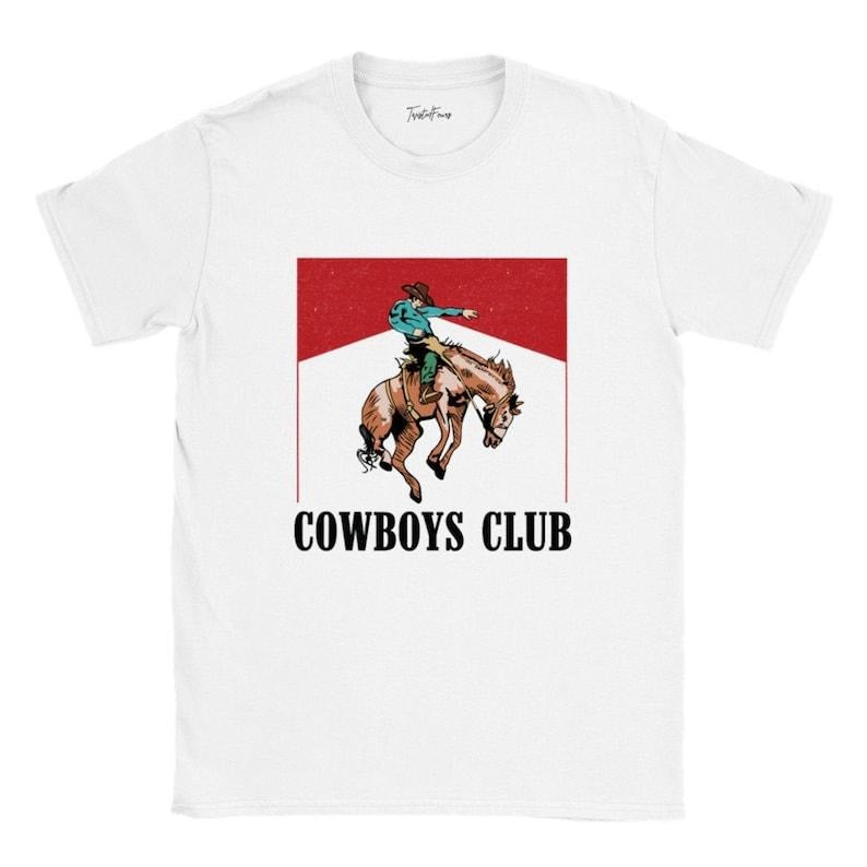 Cowboys Club!-Classic Unisex, Cowboy marlboro Rodeo 90s, gift for boy friend  T-shirt, sweater and Hoodie cotton Sweatshirt
