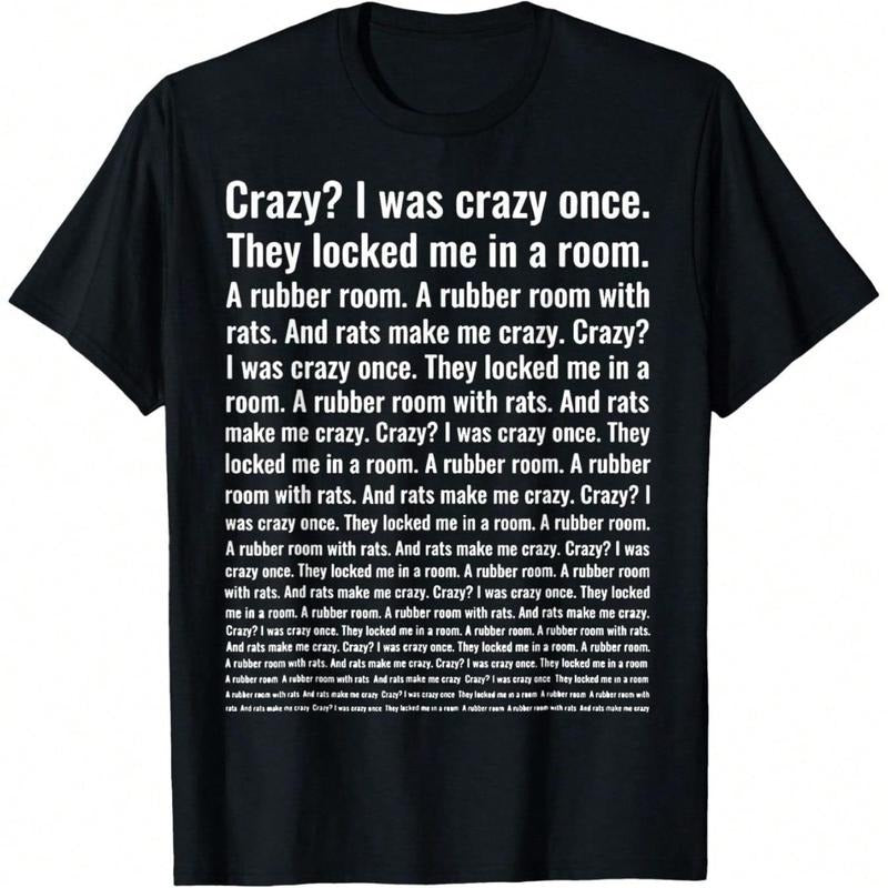 Crazy? I Was Crazy Once. Funny Trending Meme T-Shirt Hoodie, Sweatshirt | UrbanDripWear.com