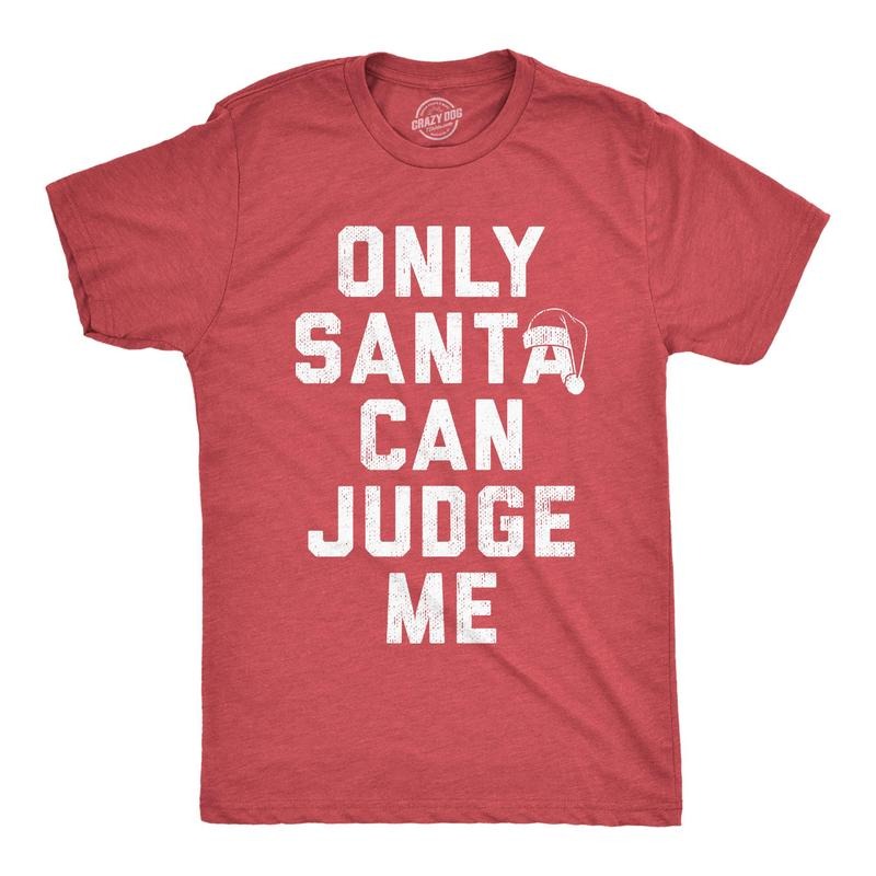 Crazy Dog Mens T Shirts Sarcastic Humor Christmas Offensive Joke Tees for Holiday Parties Hoodie, Sweatshirt