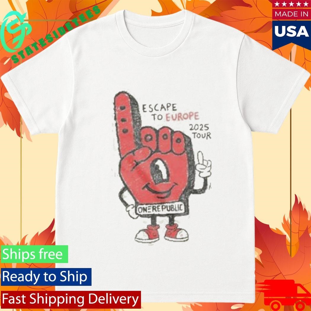 Cream Foam Finger Tour Shirt
