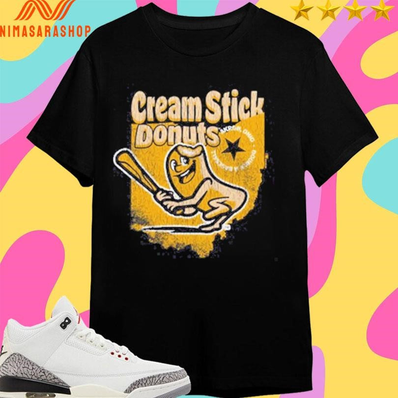 Cream Stick Donuts Ohio Baseball Shirts