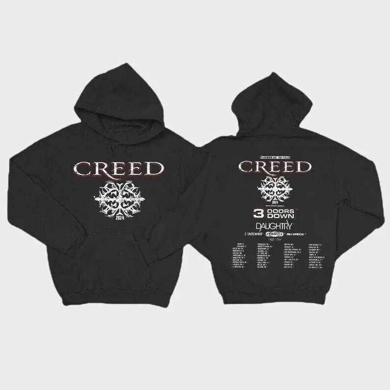 Creed 2024 Tour Summer Of '99 Tour Shirt Unisex Crewneck hoodie, Hoodies For Men and Women Sweatshirt | UrbanDripWear.com
