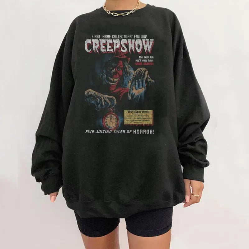 Creepshow, stephen king, george romero Sweatshirt, Halloween movies shirt Sweaters Womenswear Hoodie | UrbanDripWear.com