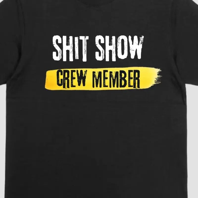 Crew Member Shirt Unisex Cotton Soft Top with Bold Text Design Hoodie, Sweatshirt | UrbanDripWear.com