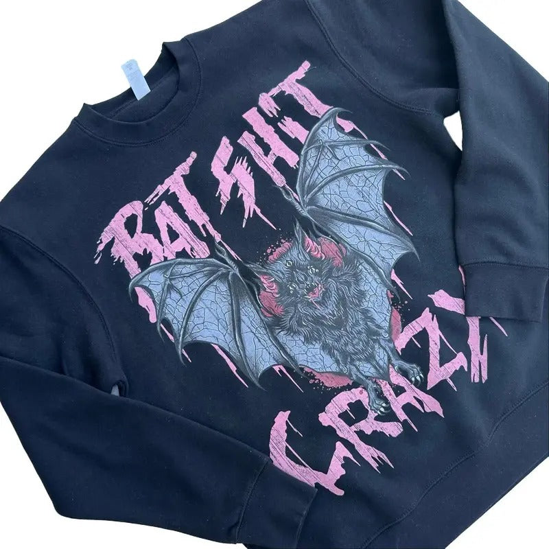 Crewneck Sweatshirt - Bats, Halloween, Fall, Spooky Sweatshirt, Devil Sweatshirt T-Shirts, Hoodie | UrbanDripWear.com