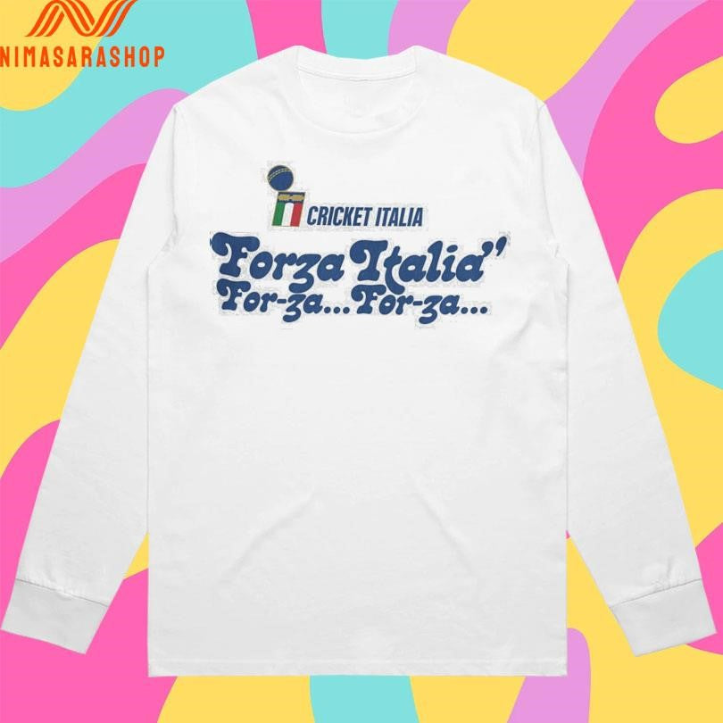Cricket Italia Forza Italia For-za For-za Shirts