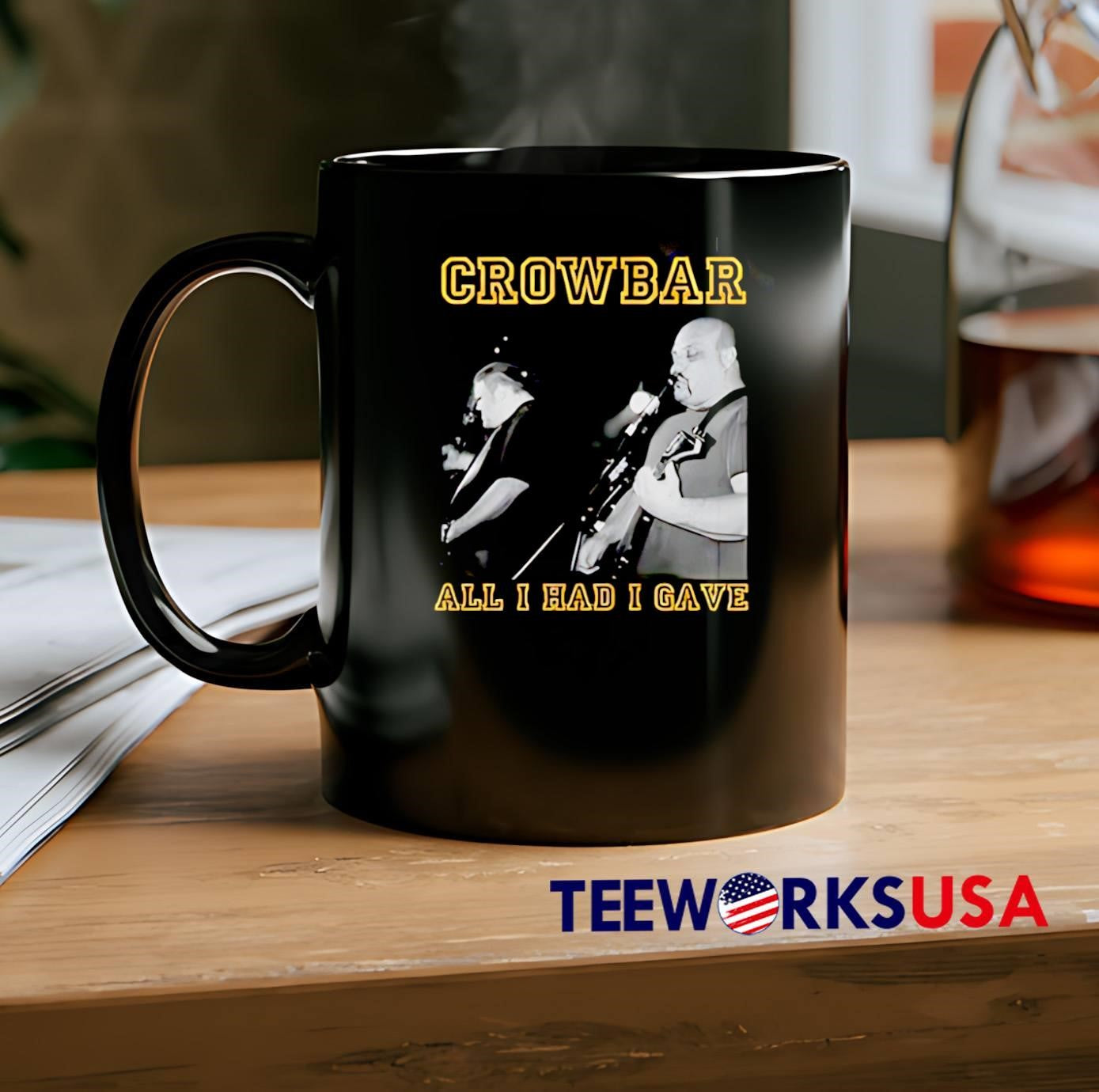 Crowbar Kirk Windstein Performing All I Had I Gave Band T-Shirt
