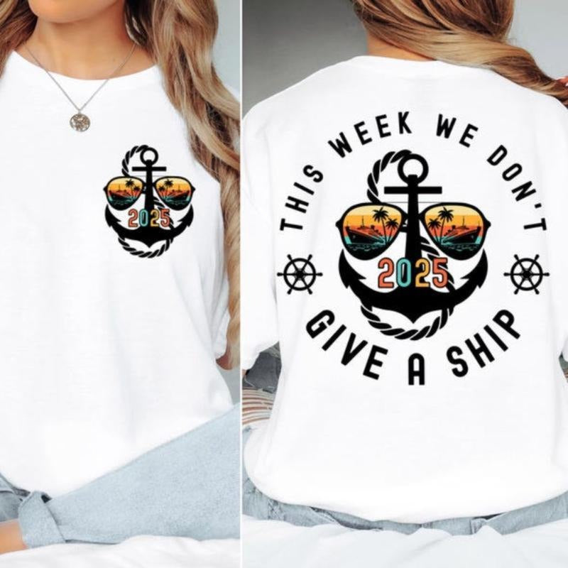 Cruise Shirt, This Week We Don't Give a Ship T-Shirt, Funny Cruise Tees, Matching Cruise Family Sweatshirt, Summer...