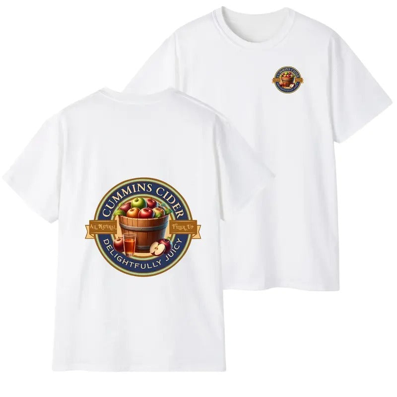 Cummins Cider - men's funny T-shirt- Menswear Casual Crewneck, For Men For Women Hoodie, Sweatshirt | UrbanDripWear.com