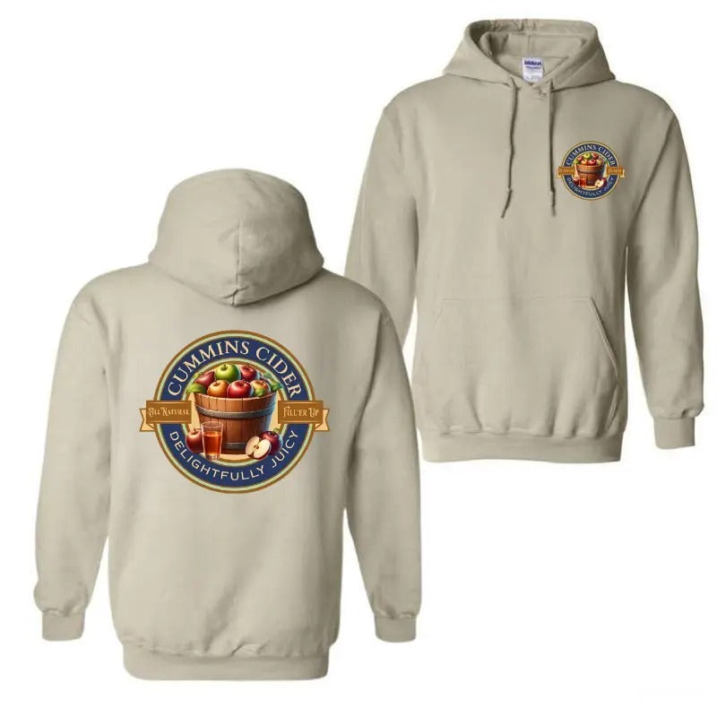 Cummins Cider Hoodie - Sweatshirt - Tshirt,  Men's Funny Shirt, Menswear Casual Crewneck | UrbanDripWear.com