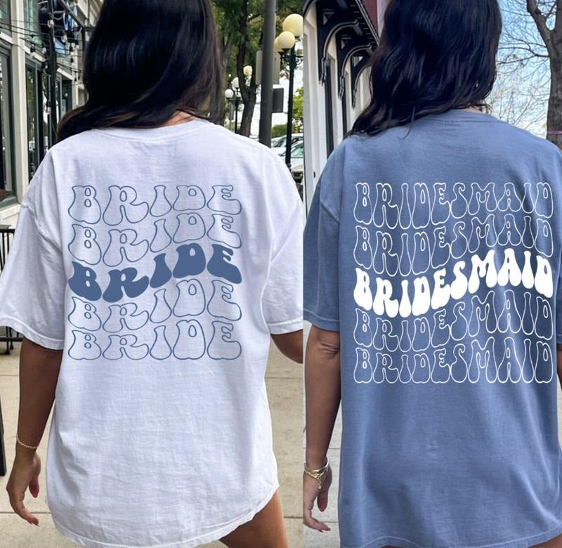 Custom Bride Shirt, Retro Bachelorette Shirt, Bachelorette Party Shirt, Bridal Gift, Honeymoon Gift, Bachelorette Party,...