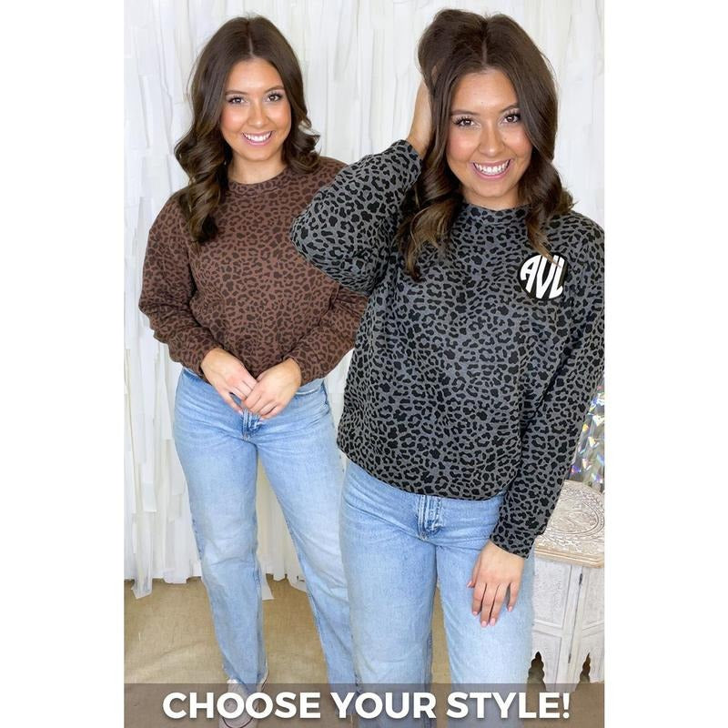 Custom Leopard Sweatshirt T-Shirts, Hoodie | UrbanDripWear.com