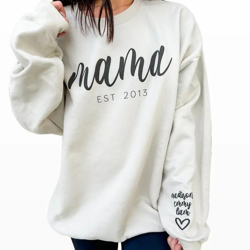 Custom Mama Graphic Sweatshirt T-Shirts, Hoodie | UrbanDripWear.com