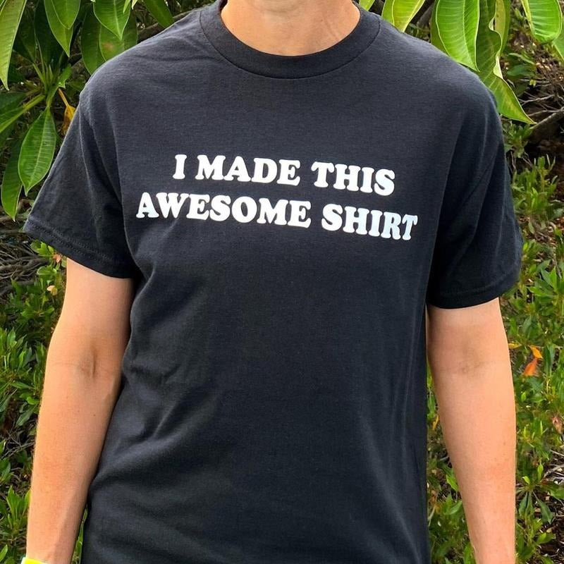Custom Shirt, Personalized Retro Font Text Shirt, Design Your Own Text T-shirt, Go-To Outfit, No Thinking Needed,...