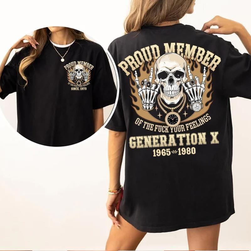 Customize Proud Gen X Shirt Raised On Hose Water And Neglect T-shirt Vintage Inspired Hoodie Funny Saying Sweatshirt...