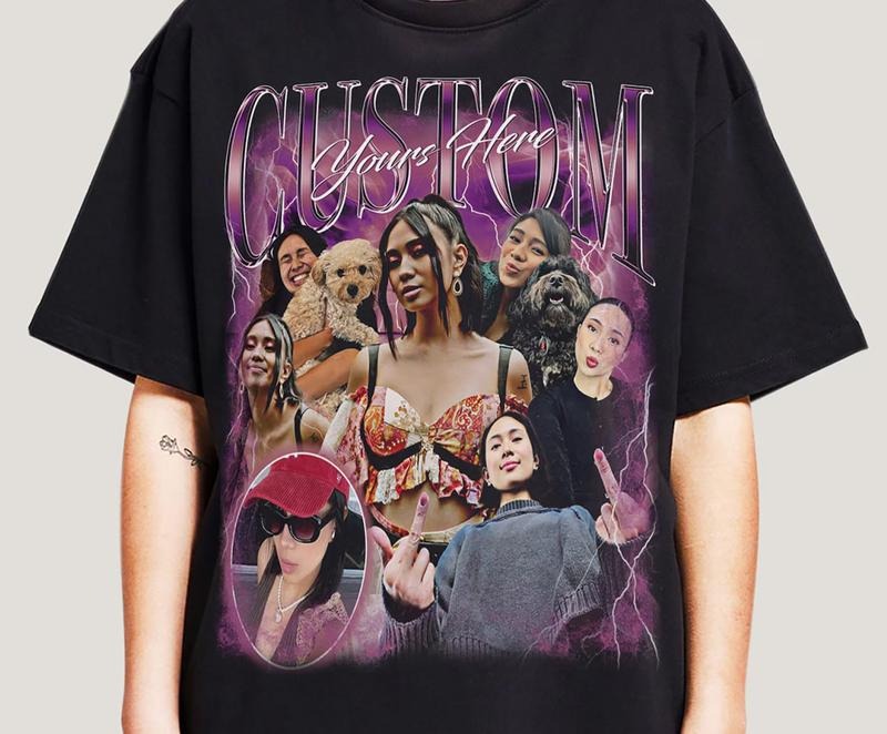 Customized Bootleg Rap Tee, Custom Girlfriend Bootleg Shirt, Personalized Birthday Gifts, Boyfriend Gifts, Gift For...