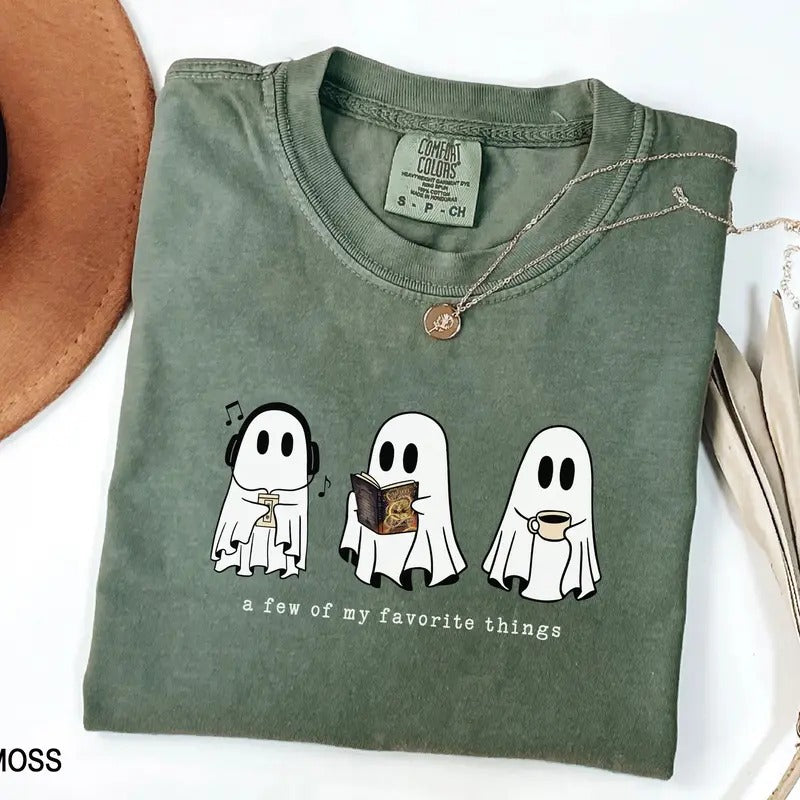 Cute Acotar Ghost Shirt, A Few Of My Favorite Things Ghosts t-shirt, House of Flame and Shadow, Crescent City t-shirt,...