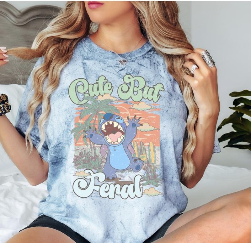 Cute But Feral Comfort Colors Unisex Tshirt Hoodie, Sweatshirt | UrbanDripWear.com
