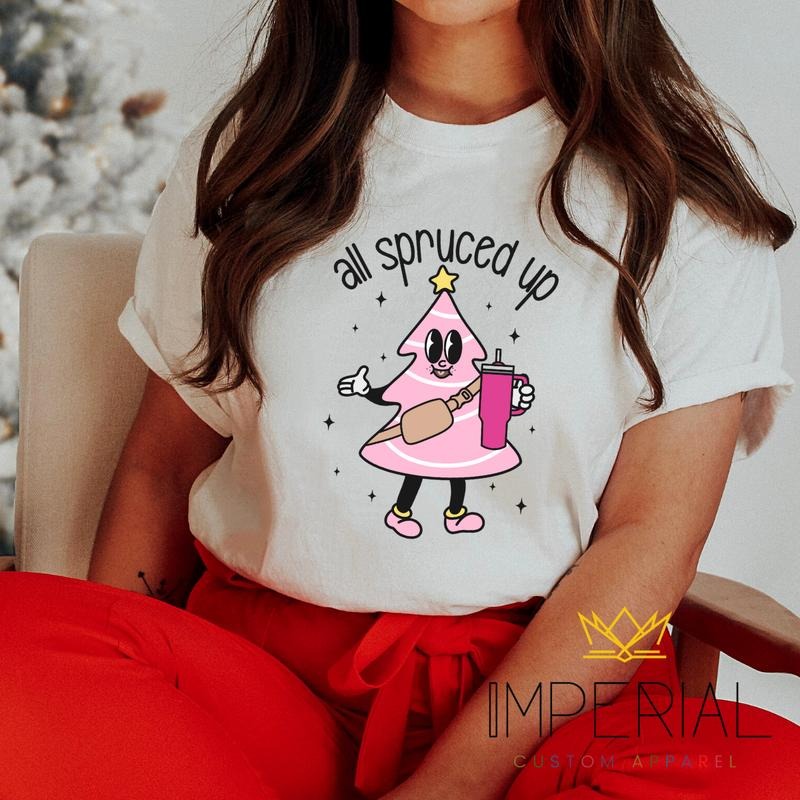 Cute Christmas Tree Shirt, Premium Cotton , 2023 Holiday Tee , Christmas Festive tee Hoodie, Sweatshirt | UrbanDripWear.com