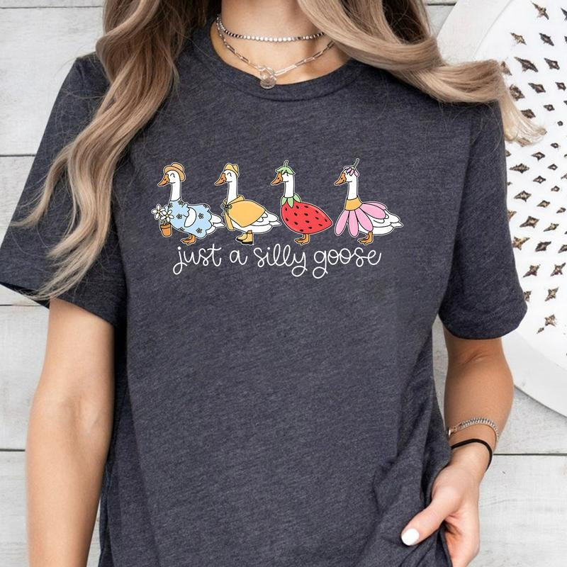 Cute Funny Silly Goose Tshirt | Funny Fruit Goose Shirt | Funny Goose Shirt Tee Sweatshirt Hoodie | UrbanDripWear.com