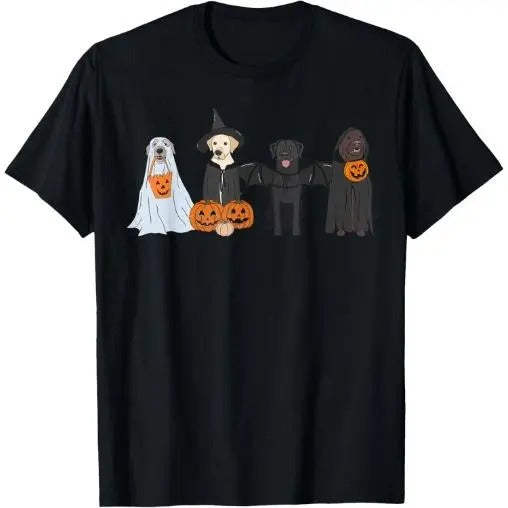 Cute Ghost Dogs Halloween Dog Lover Men Costume T-Shirt  Made in USA Hoodie, Sweatshirt | UrbanDripWear.com