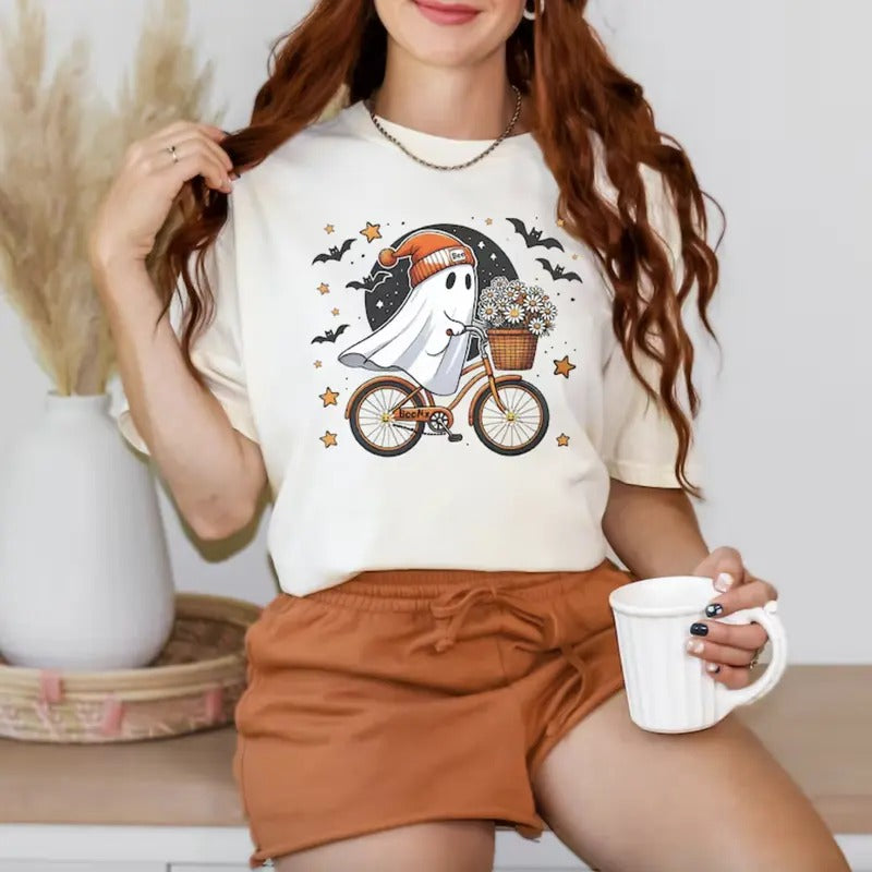 Cute Halloween Ghost Shirt - Sweatshirt