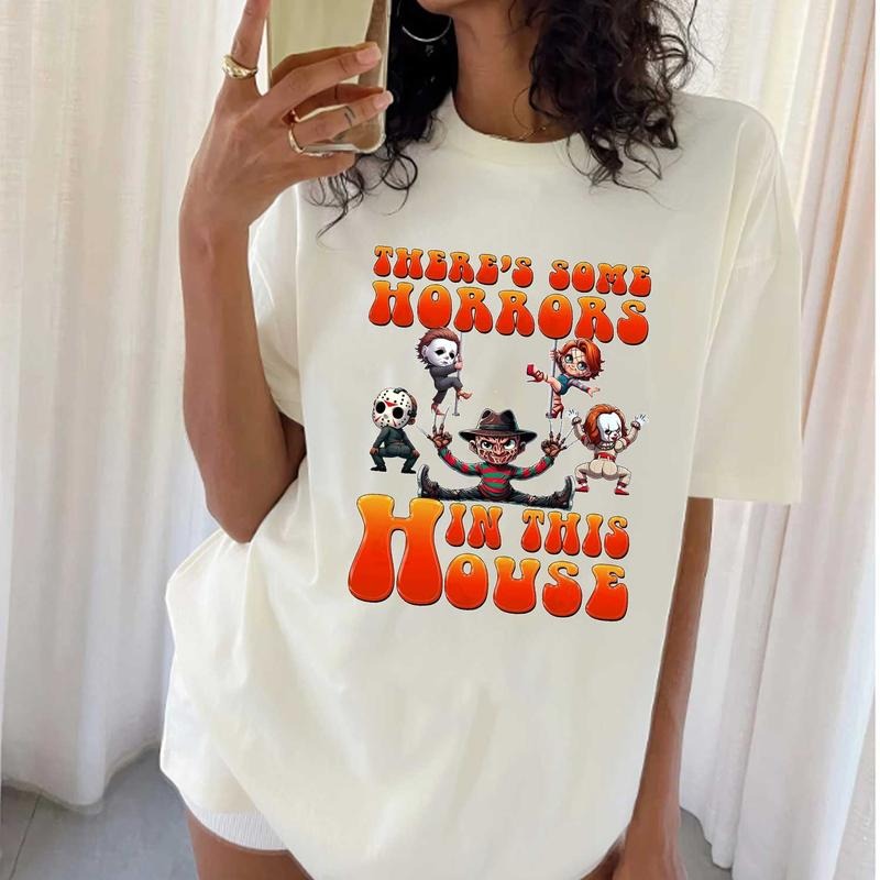 Cute Horror Shirt, Hallowen Shirt,  Cute Fall Shirt, Spooky Season Hoodie, Sweatshirt | UrbanDripWear.com