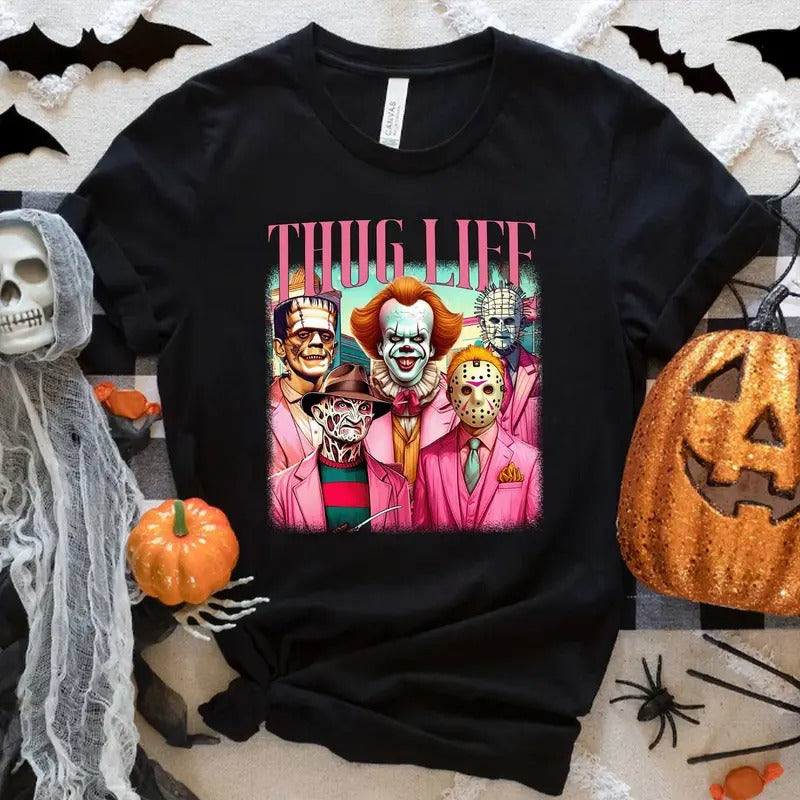 Cute Horror Shirt, Hallowen Shirt,  Cute Fall Shirt, Spooky Seasonstyle{n002}2 Hoodie, Sweatshirt | UrbanDripWear.com