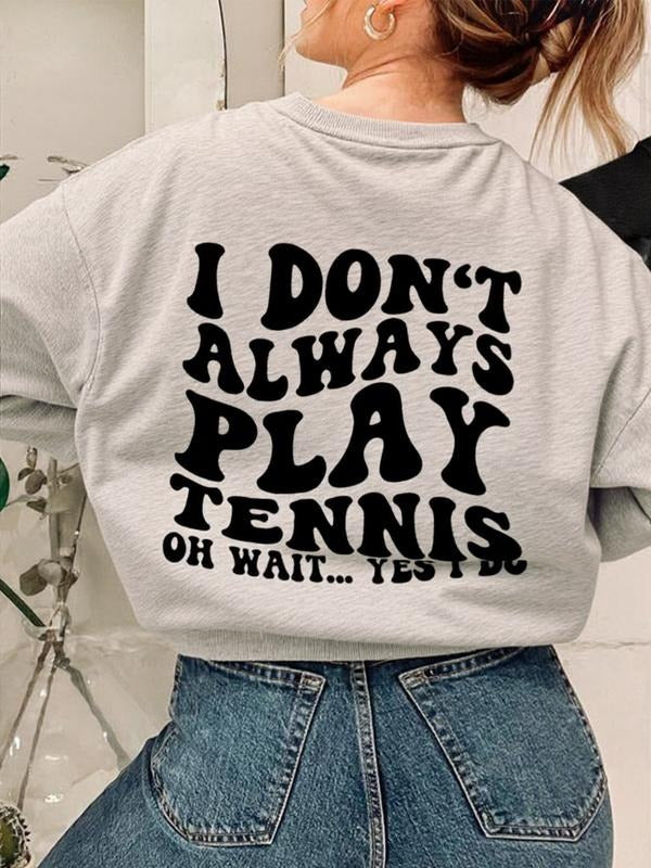 Cute Letter Print Hooded Fleece Sweatshirt, Fashionable Casual Style, Thick Fabric, Fall & Winter Round Neck Pullover...