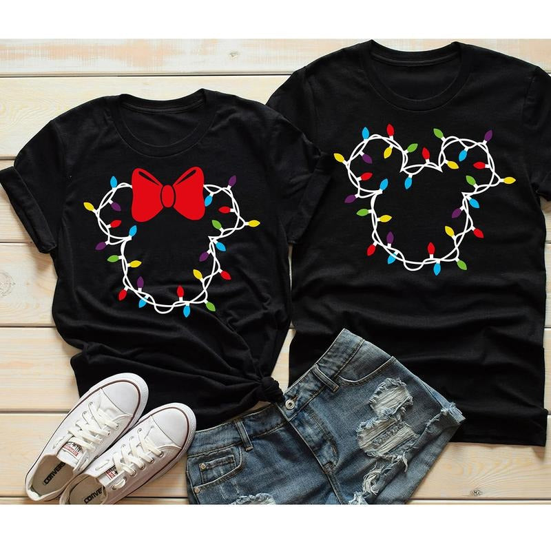 Cute Light Christmas Crewneck Sweatshirt, Hoodie, T-shirt | UrbanDripWear.com