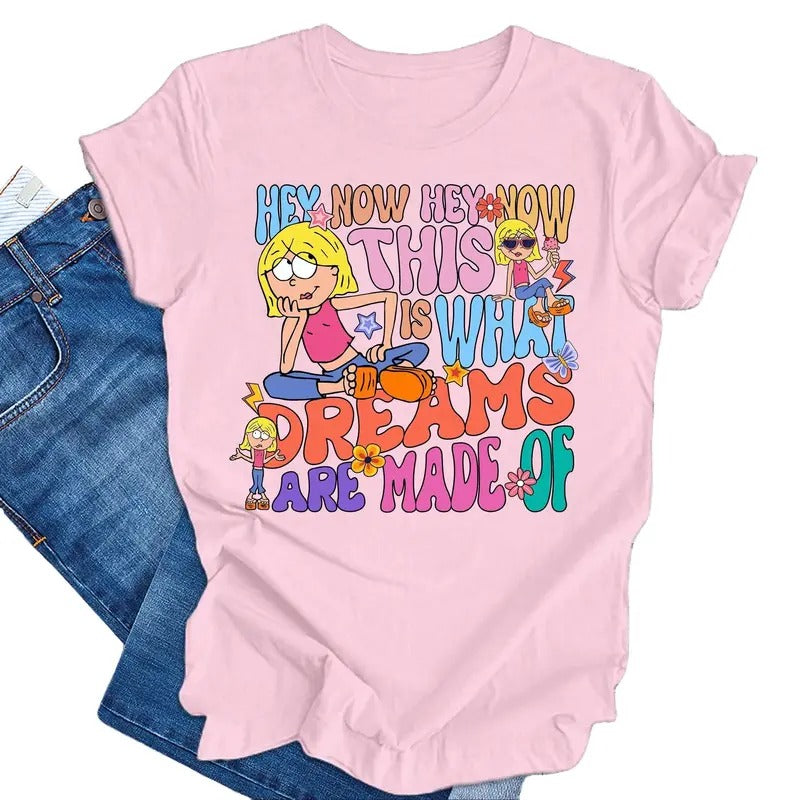 Cute Lizzzie McGuire Shirt, This Is What Dreams Are Made Of Retro Shirt Cotton Comfort Fabric Hoodie, Sweatshirt