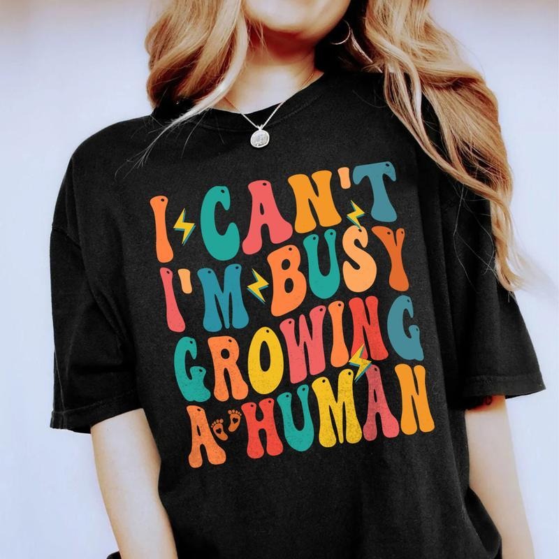 Cute Pregnant T-shirt | Pregnancy Reveal Shirt | Mom-to-Be Gift | Maternity Announcement Tee Hoodie, Sweatshirt