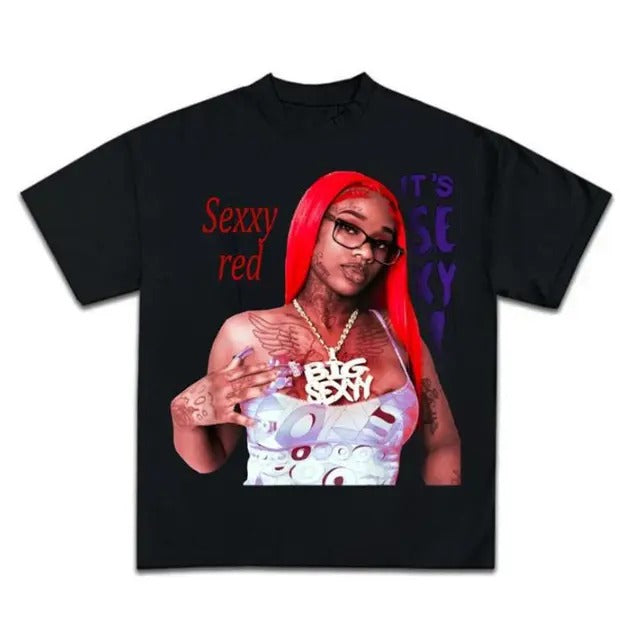 Cute Sexxy Red T-Shirt, Gift Shirt Classic Cotton Hoodie, Sweatshirt | UrbanDripWear.com