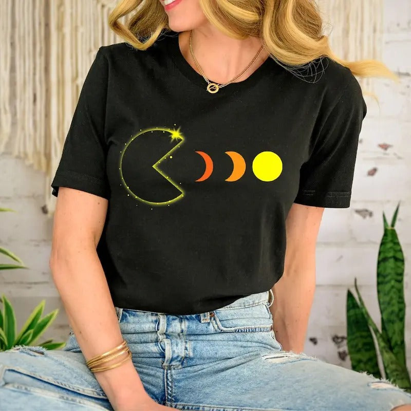 Cute Solar Eclipse 2024 Shirt, Unique Solar Eclipse Shirt, Solar Eclipse 2024 Shirt, April 8th Shirt Hoodie, Sweatshirt