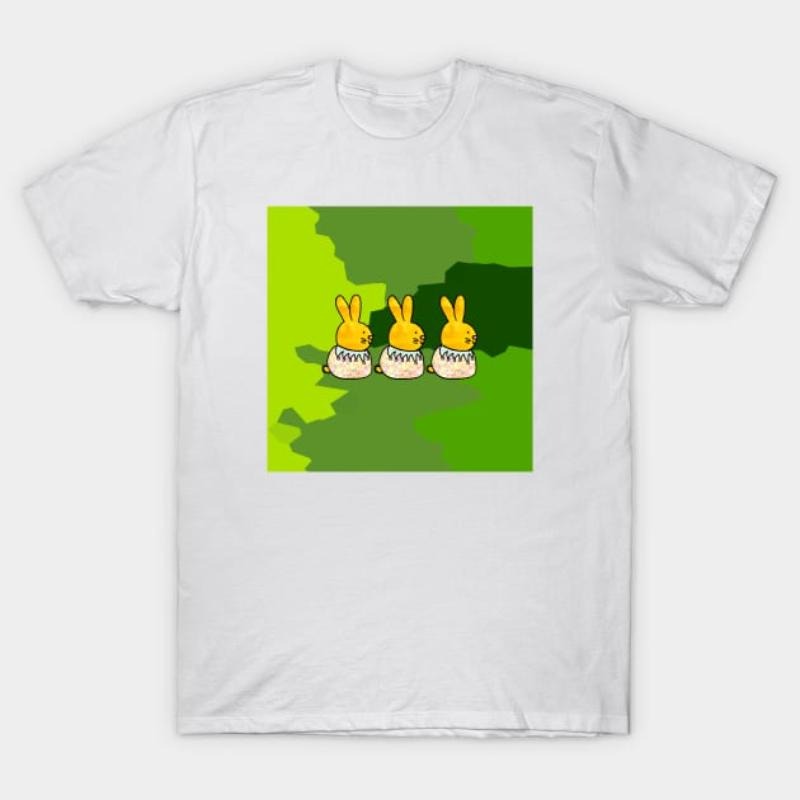 Cute Spring Rabbits T-Shirt Hoodie, Sweatshirt | UrbanDripWear.com