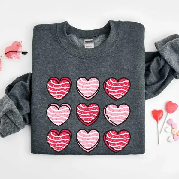 Cute Valentines Sweatshirt, Hoodie, T-Shirt | UrbanDripWear.com