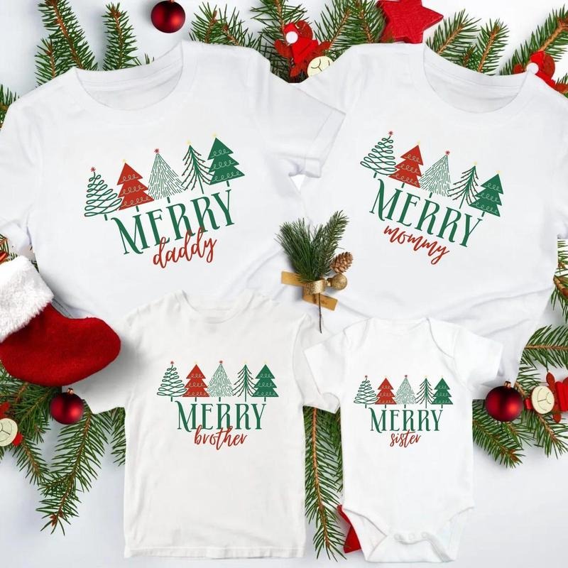 Cuustom Christmas Family Shirt: Matching Family Christmas Shirts, Family Matching Outfits, Family Christmas Shirt, Merry...