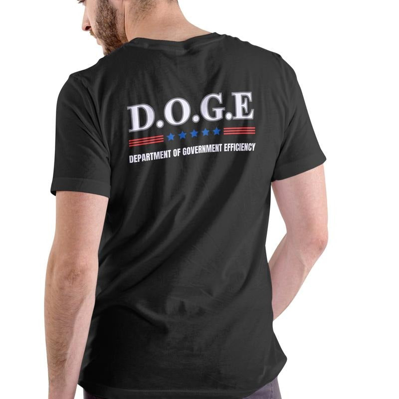 D.O.G.E Department of Government Efficiency T Shirt, Unisex Cotton Menswear Stylish Hoodie, Sweatshirt | UrbanDripWear.com