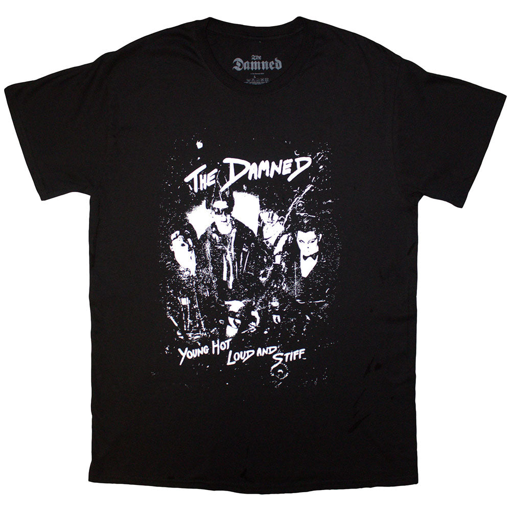 The Damned - Young, Hot, Loud & Stiff Black Men's T-shirt