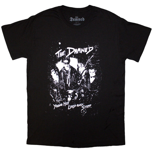 The Damned - Young, Hot, Loud & Stiff Black Men's T-shirt