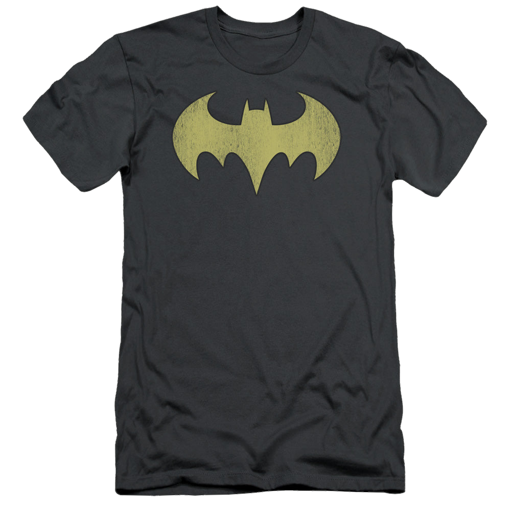 Batgirl Batgirl Logo Distressed - Men's Slim Fit T-Shirt