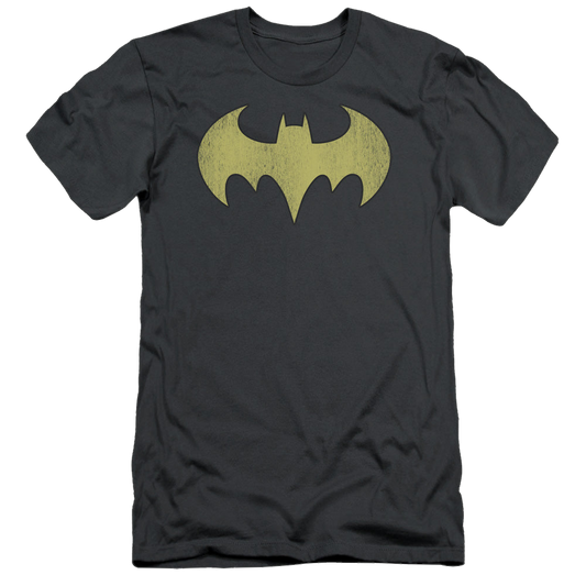 Batgirl Batgirl Logo Distressed - Men's Slim Fit T-Shirt