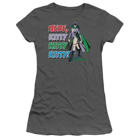 Catwoman Here Kitty - Juniors T-Shirt