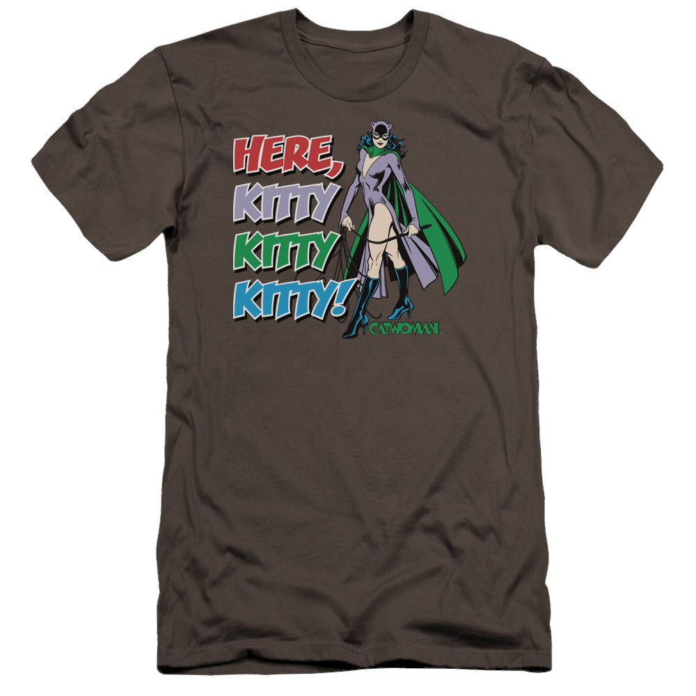 Catwoman Here Kitty - Men's Premium Slim Fit T-Shirt