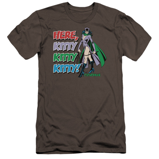 Catwoman Here Kitty - Men's Premium Slim Fit T-Shirt